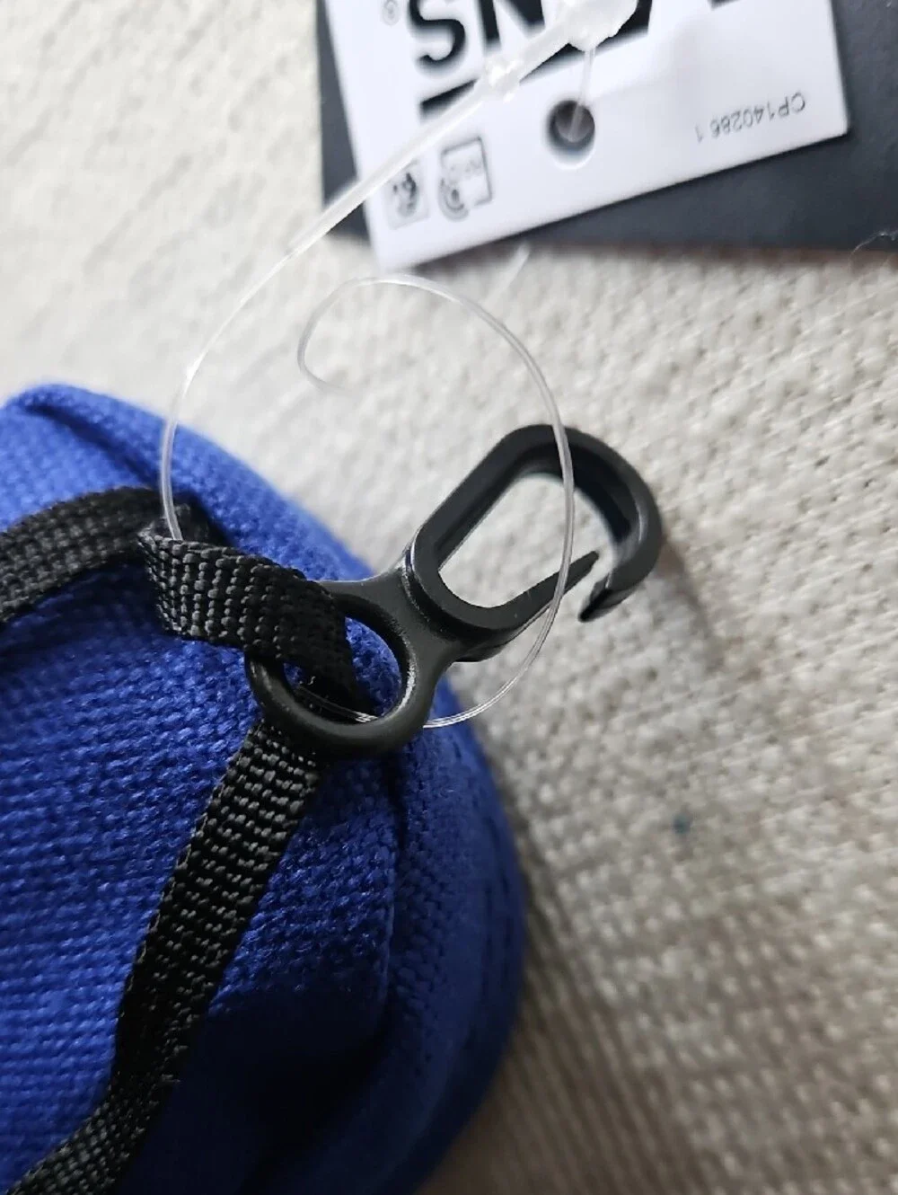 Vans Royal Blue Mini Bagcharm with 'Off The Wall' Logo